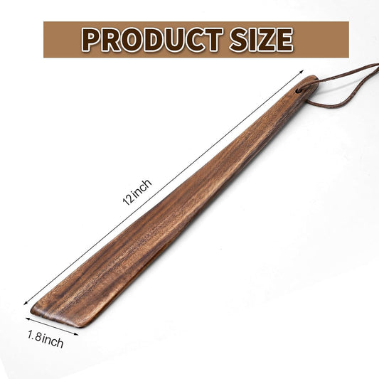12-Inch Non-Toxic Teak Wood Cooking Spatula, Small Wooden Scraper, Flat Wooden Egg Flipper – Ideal for Flipping, Scraping, Stirring – Perfect for Non-Stick and Cast Iron Pans