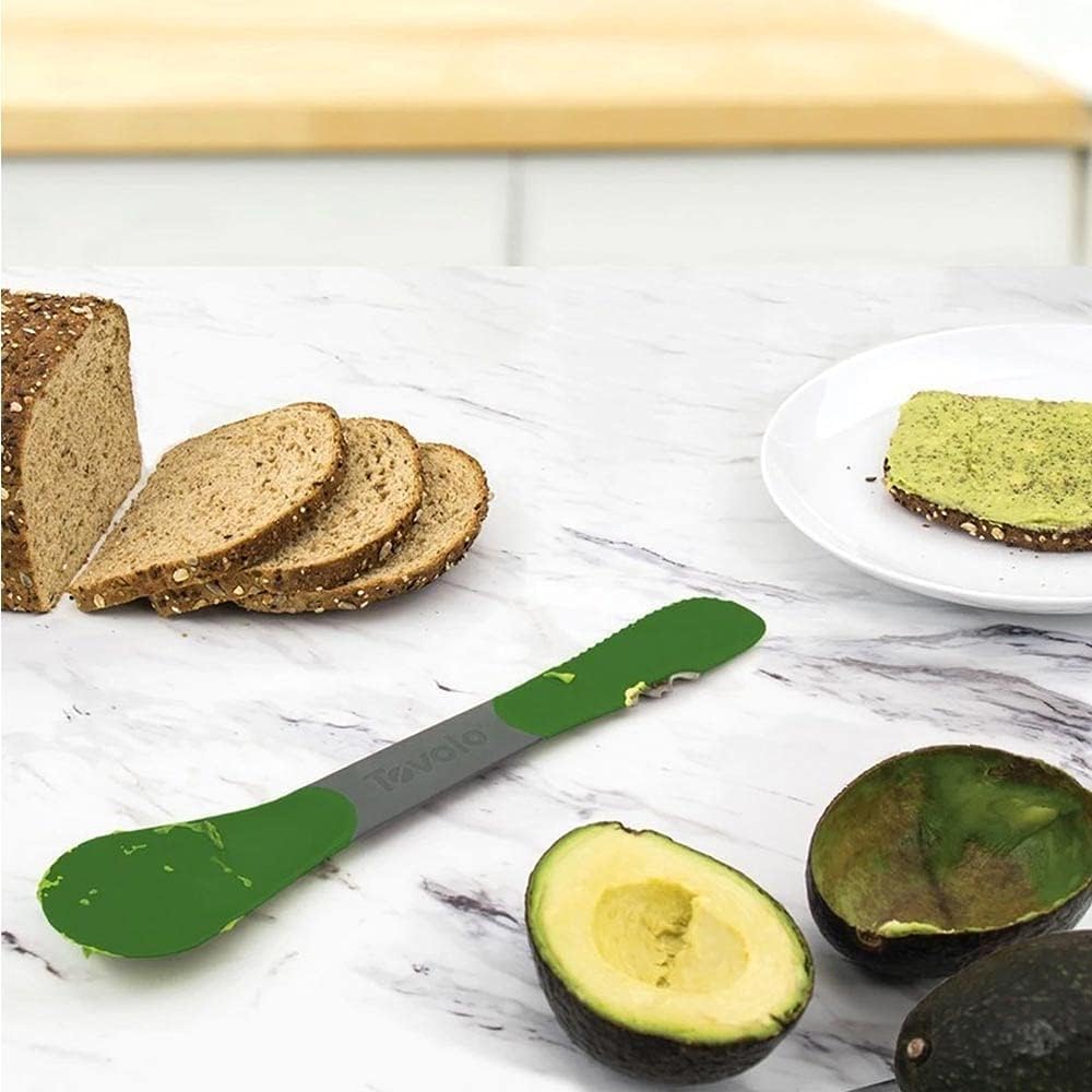 Tovolo Avocado Slicer Scooper Pitting Tool Helps Easy Skin Peeler Pit Remover & Scooping Gadget, Dishwasher Safe BPA Kitchen Avocado Tool Can Slice and Mash Avocado for Quicker Safer Meal Prep