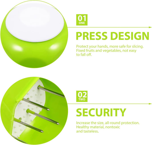 Hand Held Grater 2pcs Food Safety Holder for Mandolin Slicer Grater for Kitchen Food Slicer Cutter for Mandoline Cutting Green Multipurpose