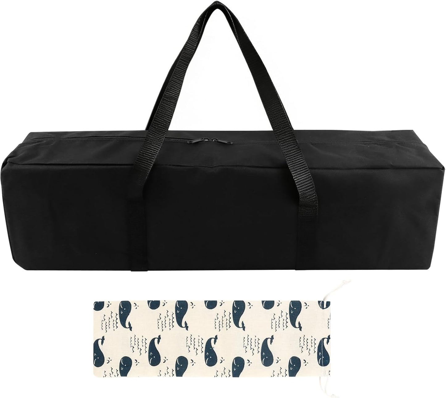 Grill Tool Storage Bag, Oxford Cloth BBQ Tool Storage Bag Foldable Grilling Bag, Waterproof Suitable for Grill Utensil Storag-e for Camping Tailgates and Parties Hiking BBQ