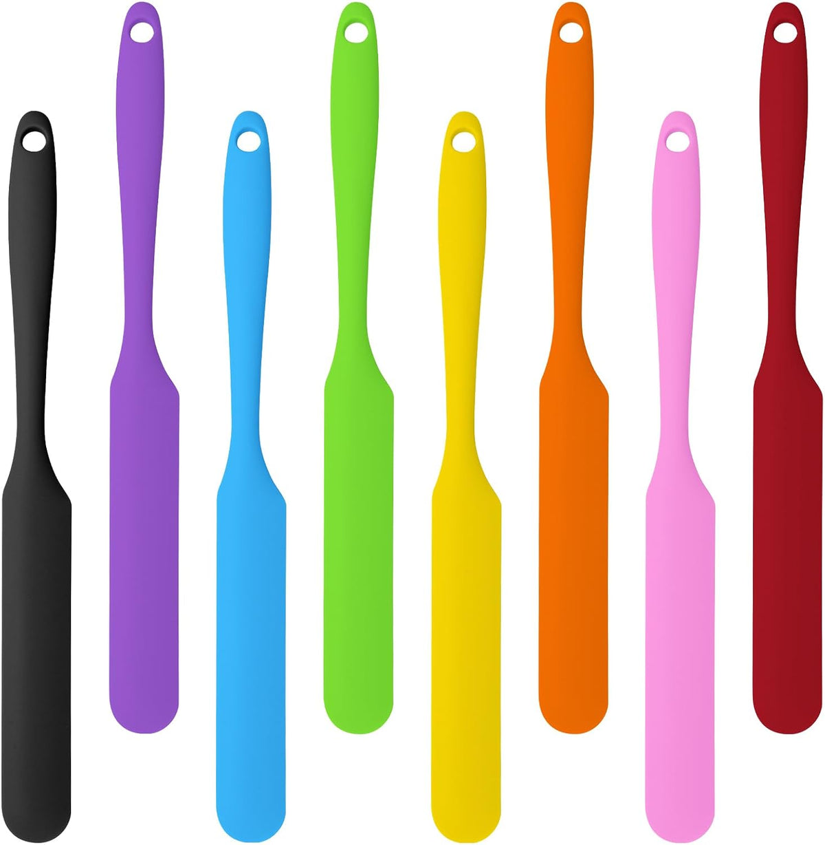 Jar Spatula, Purple/Pink/Green/Yellow