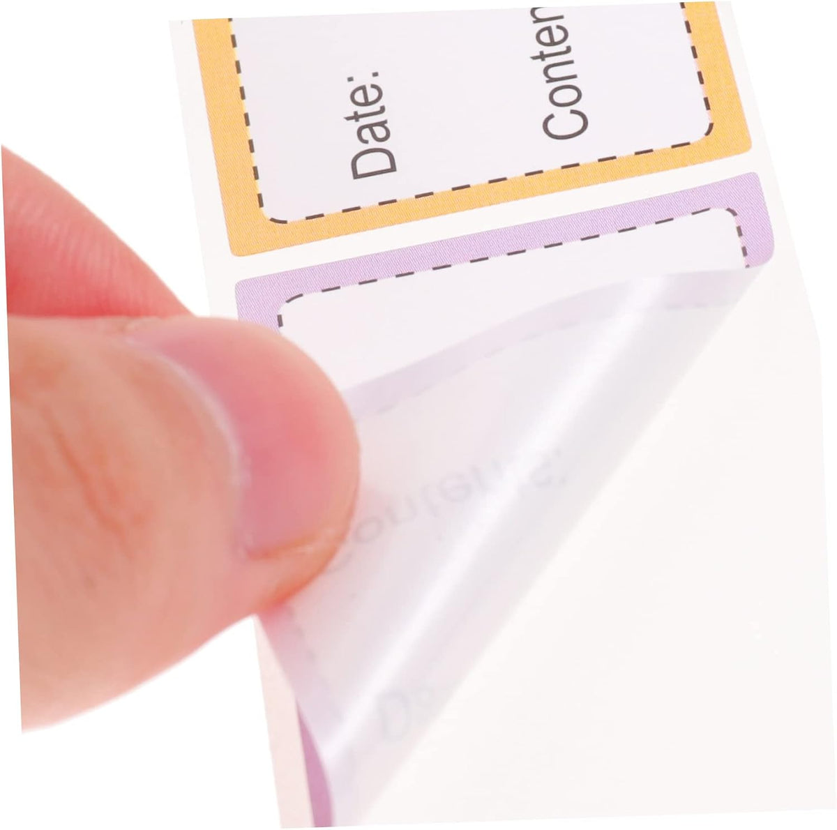 5rolls Safe Date Labels for Kitchen Pantry Writing Stickers Food Storage Labels Reusable Multipurpose Bottle Stickers