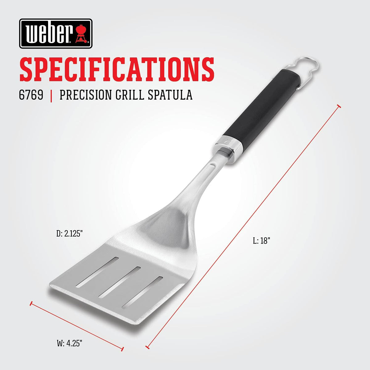 Weber® Precision Grilling Tool Set, 3‑Piece