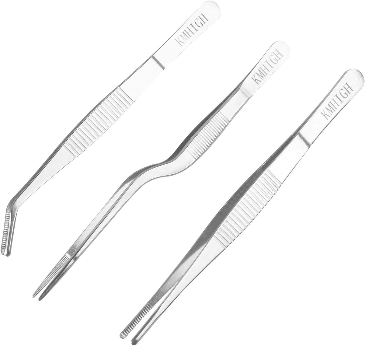 Gardening Tweezers Set, 3-Piece Stainless Steel Picking Tools