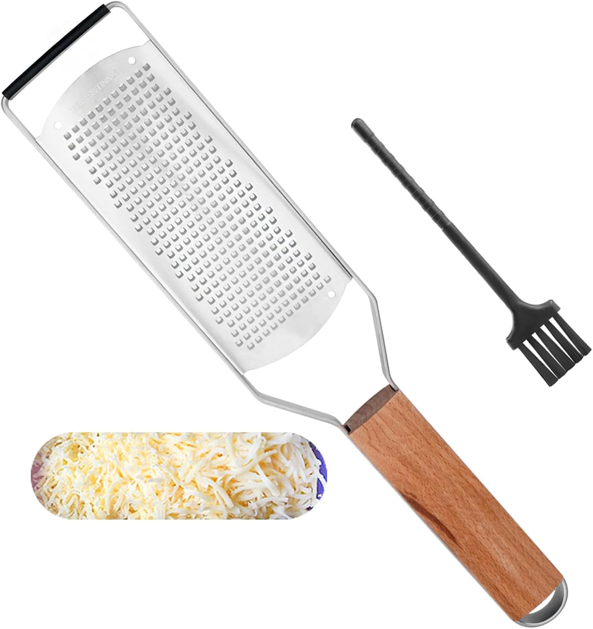 SHIKORI Professional Cheese Graters for Kitchen Stainless Steel-3 Pcs