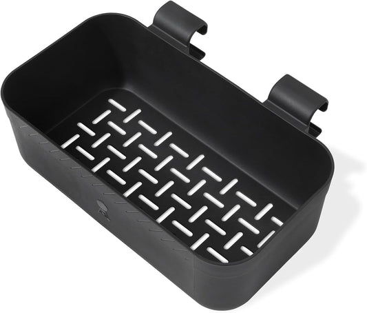 Weber Works Condiment Caddy – Rail‑Mounted Grill Organizer for BBQ Sauce Bottles, Seasoning Shakers & Outdoor Grilling Accessories – Snap‑On Storage for Weber Griddles & Grill Prep Systems