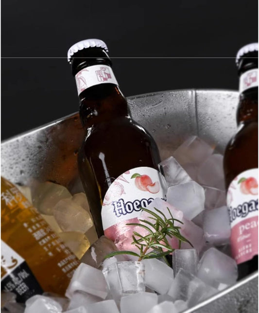 3 Gallon Galvanized Tub Beverage Tubs, Metal Ice Buckets for Cocktail Bar Wine Beer Drink Buckets with Handles Large Tub Ice Bucket for Parties (Silvery)