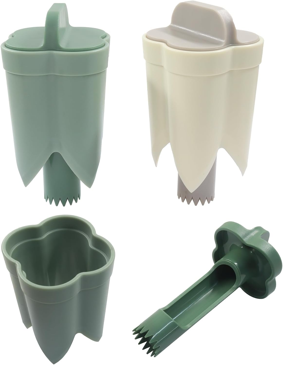 2 in 1 Upgraded Bell Pepper Cutter, 3 Pack