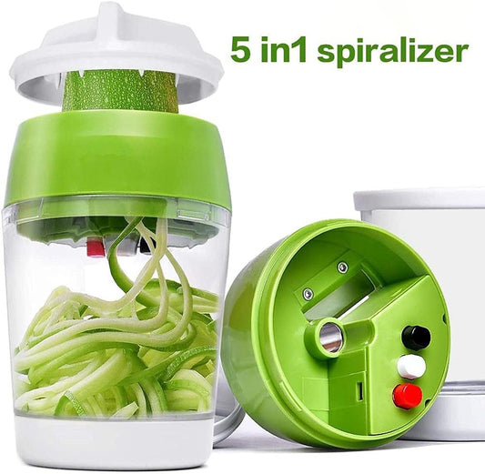 Vegetable Spiralizer Cutter, Manual Spiral Slicer Veggie Spiralizer