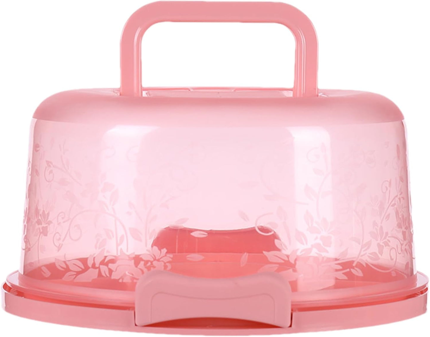 Cake Carrier, Cake Carrier With Lid And Handle, 10x8.6x4.9 Inches, Transparent Dome Reusable Airtight Box, Reusable, Portable, Microwaveable, Dishwasher Safe