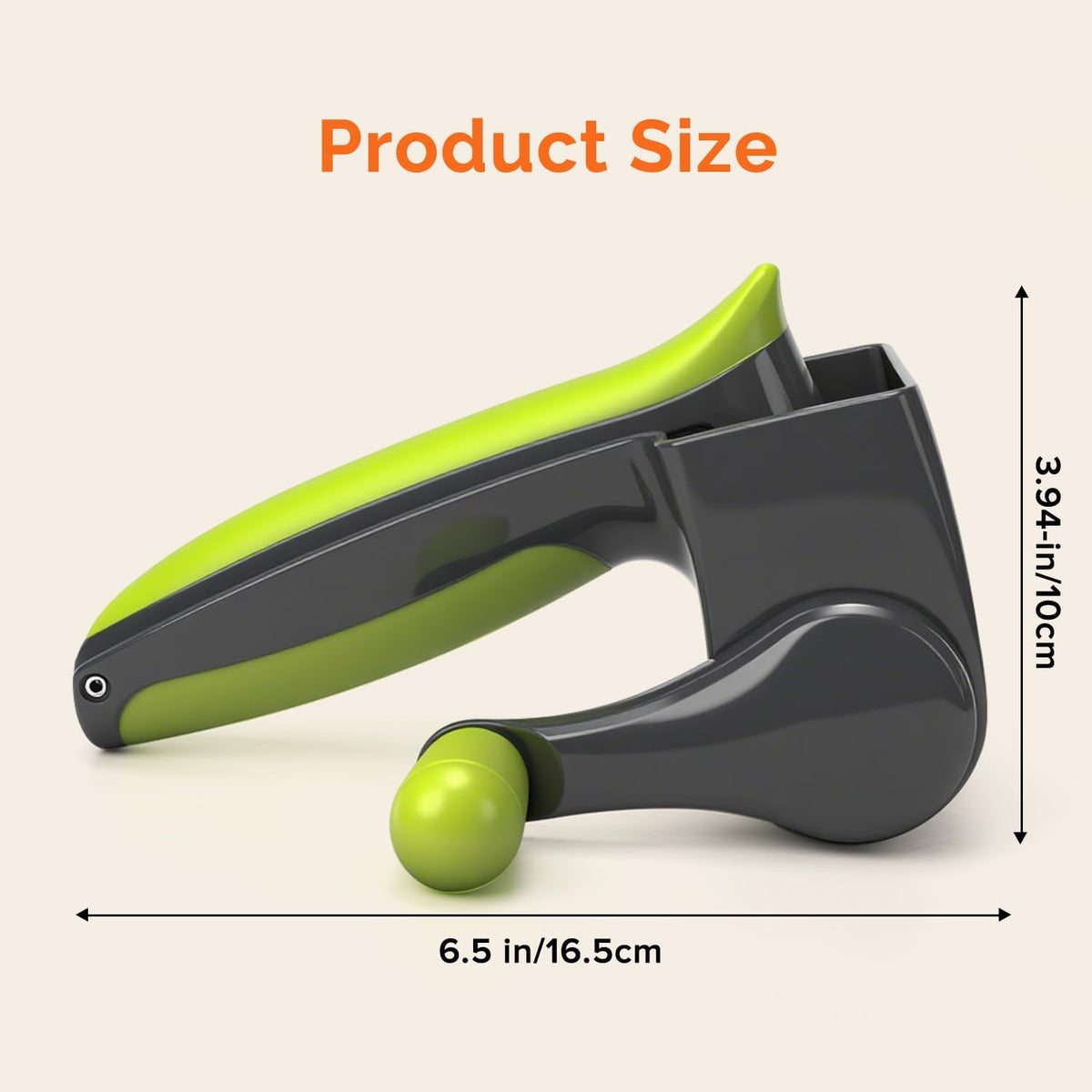 UHIYEE Patented Handheld Parmesan Cheese Grater with 2 Rotary Drums, White