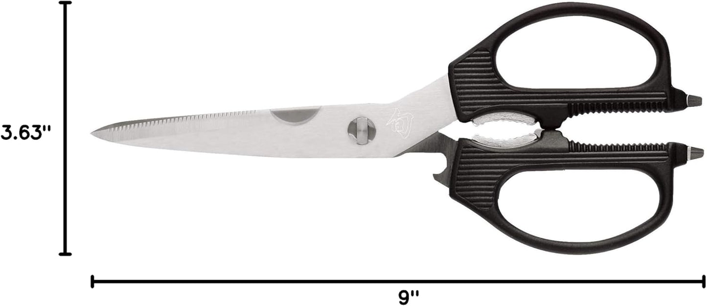 Shun Multi Purpose Kitchen Shears, Heavy Duty Cooking Scissors, Durable 420J2 Stainless Steel, Detachable Blades for Easy Cleaning, Kitchen Shears for Professional and Home Chefs