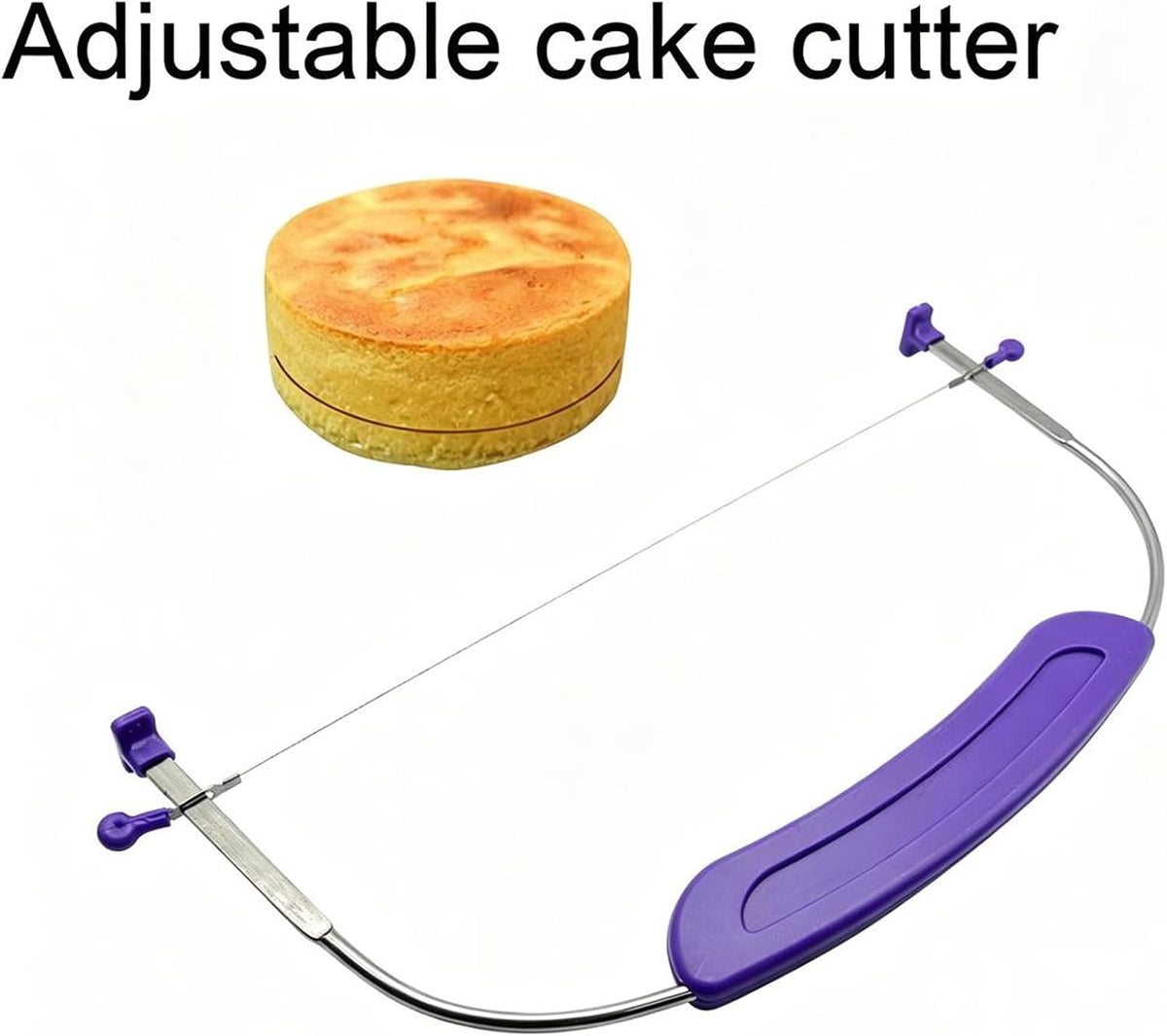 1Pcs Cake Leveler & Slicer Tool Adjustable Cake Cutter Slicer Leveler