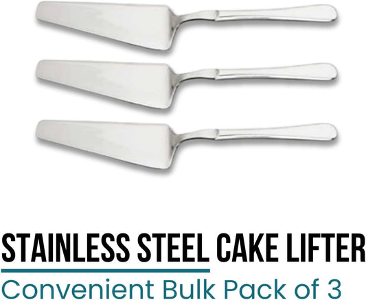 Stainless Steel Cake Lifter | Essential Cake Decorating Tools for Even Slices | Versatile Cake Server Spatula, Pie Spatula, Pie Slicer, and Cake Server