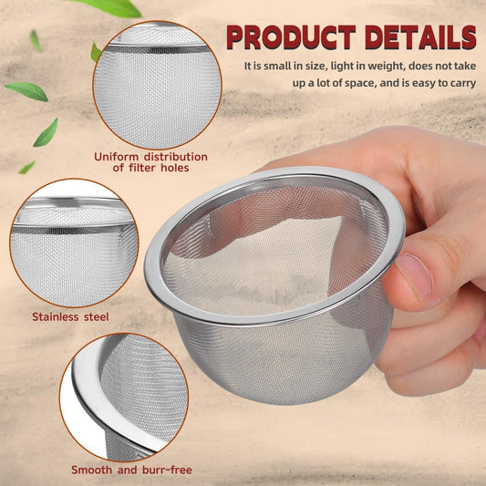 HOMSFOU 4 Pack Tea Infuser, Stainless Steel Tea Filter
