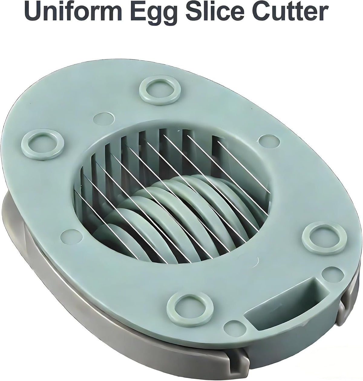 Egg Slicer, 2-Pack Stainless Steel Wire for Eggs & Fruits