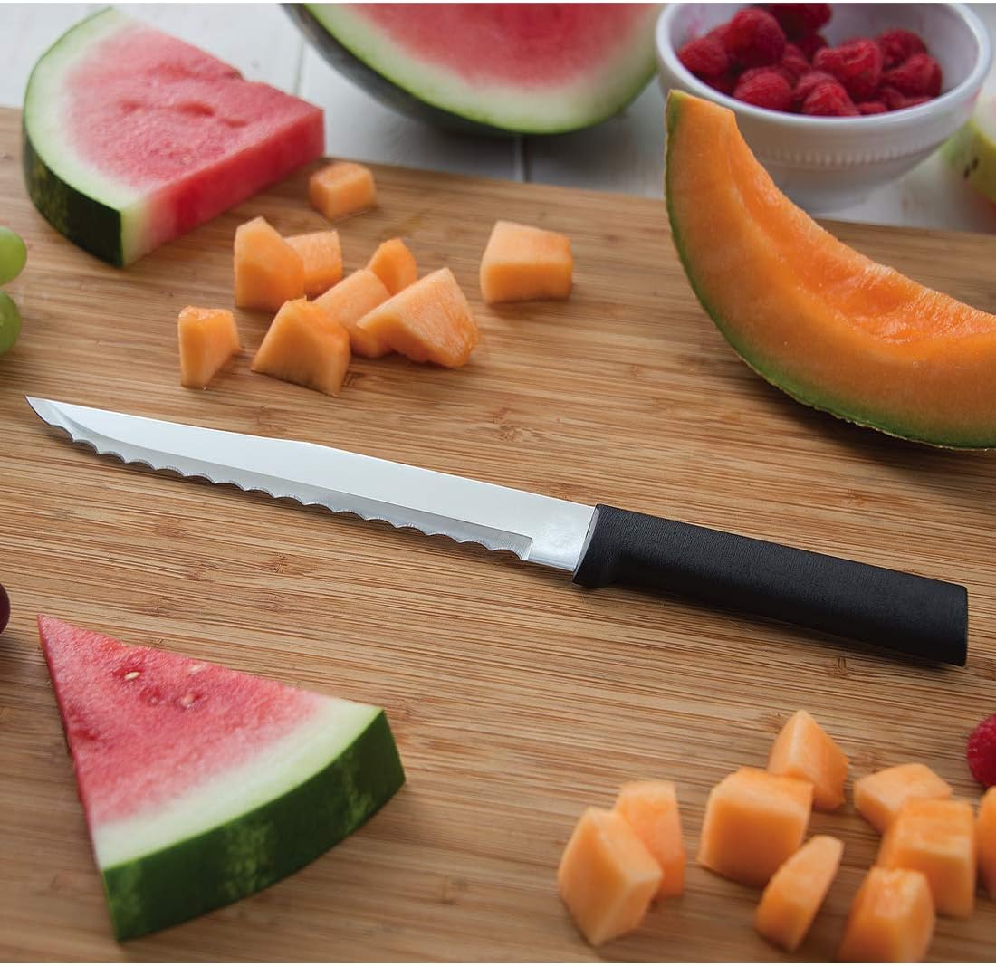RADA Cutlery Serrated Slicer Knife (R138), Silver
