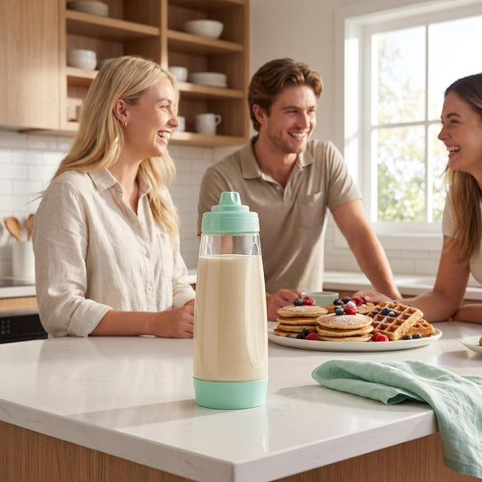 Pancake Batter Dispenser Bottle for Cupcake Baking and Baking