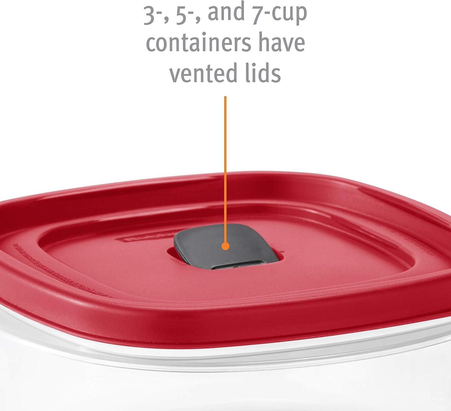 Rubbermaid EasyStore Large Containers, 18-Piece Set, Food Storage Containers with Lids