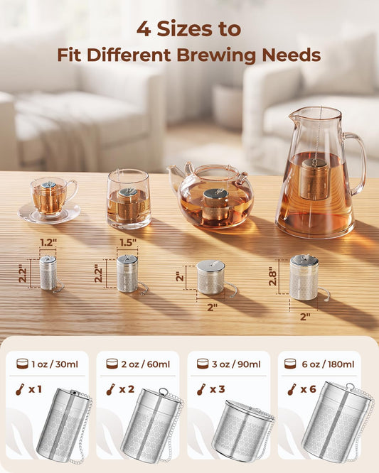 Mini Snowflake Stainless Steel Tea Infuser for Loose Leaf Tea Ball