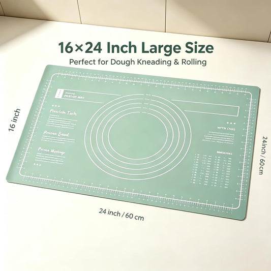 Silicone Baking Mat 16×24 Inch,Baking Dough Mat for Kitchen