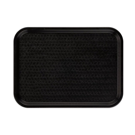 Carlisle FoodService Products CT101403 Cafe Standard Plastic Cafeteria/Fast Food Tray, NSF Certified, BPA Free, 14" Length x 10" Width, Black