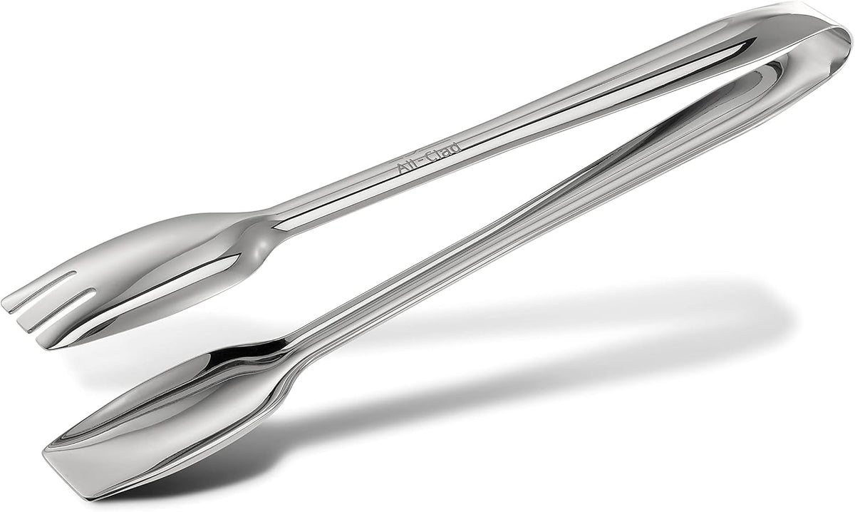 All-Clad Stainless Steel 9.5-inch Locking Tongs, Kitchen Tools