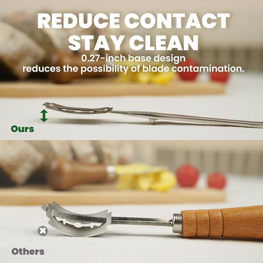Bread Lame, 304 Stainless Steel Sourdough Scoring Tool, 10 Blades