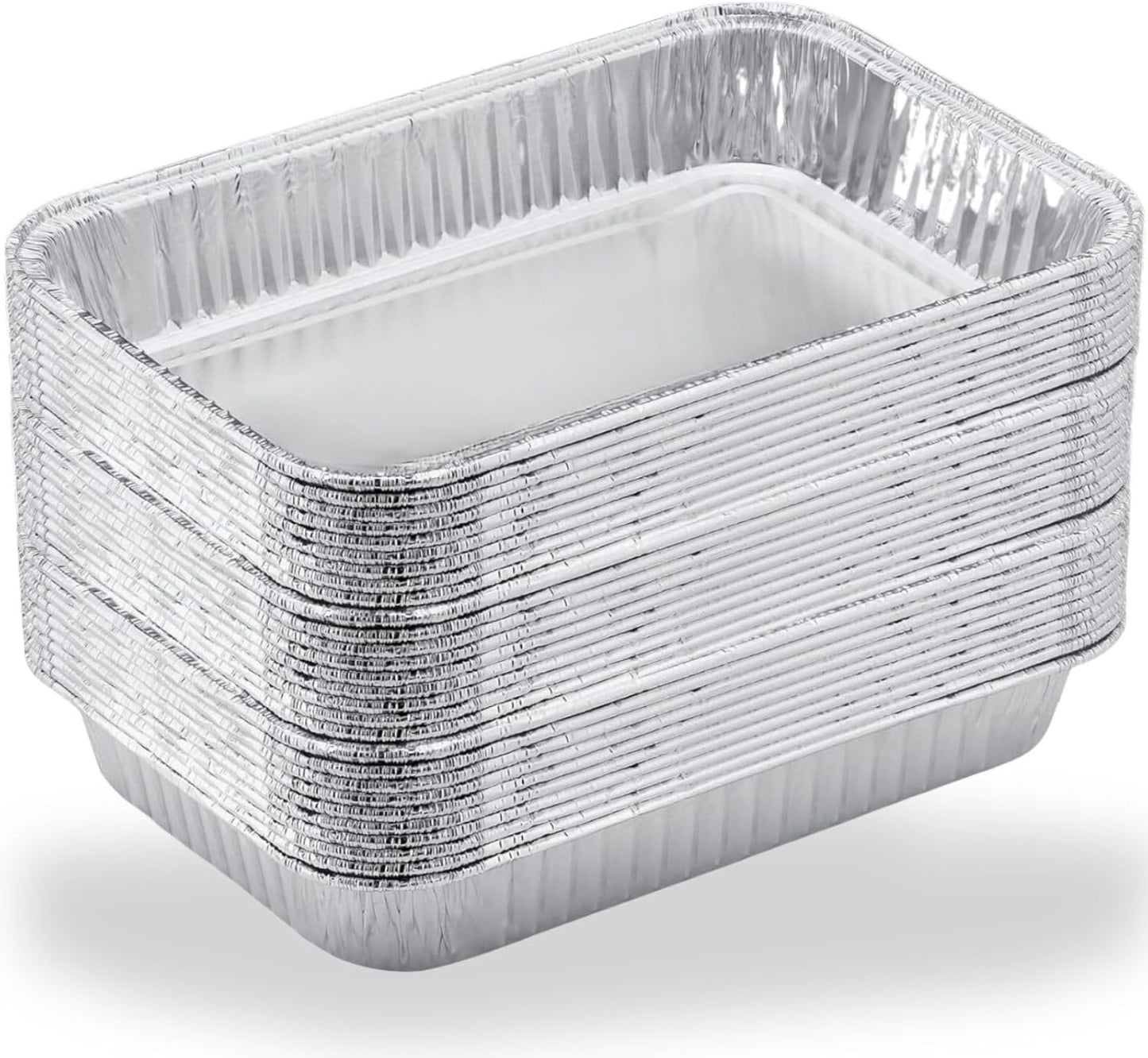 Drip Pans for Weber, Disposable Aluminum Foil Grease Trays for Weber Grills, Universal Replacement Liners for Weber Series, 8.6" x 6" - 20 Pcs