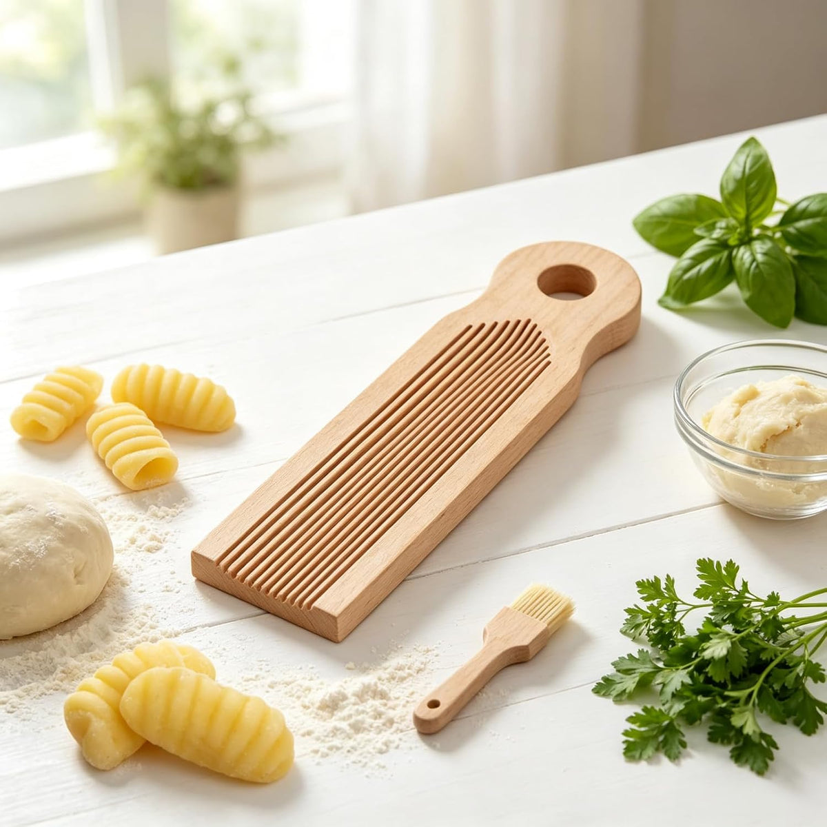 Wooden Gnocchi Board for Homemade Gnocchi & Pasta Making