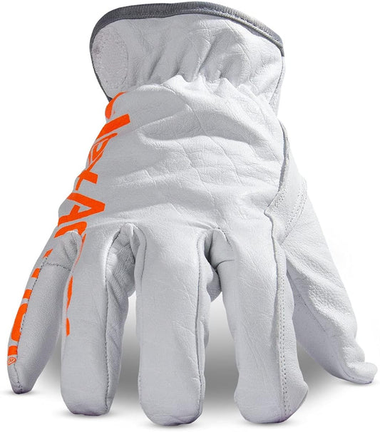HexArmor | Traditional Style | Leather | Cut And Heat Resistant | Work Gloves | Chrome SLT ® Series 4066