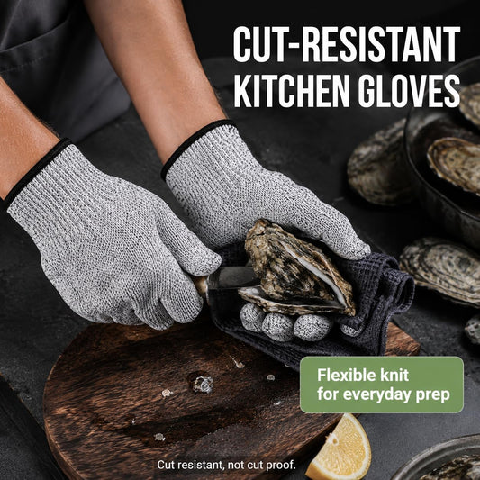Cut Resistant Gloves for Men Women, Kitchen Gloves for Food Prep