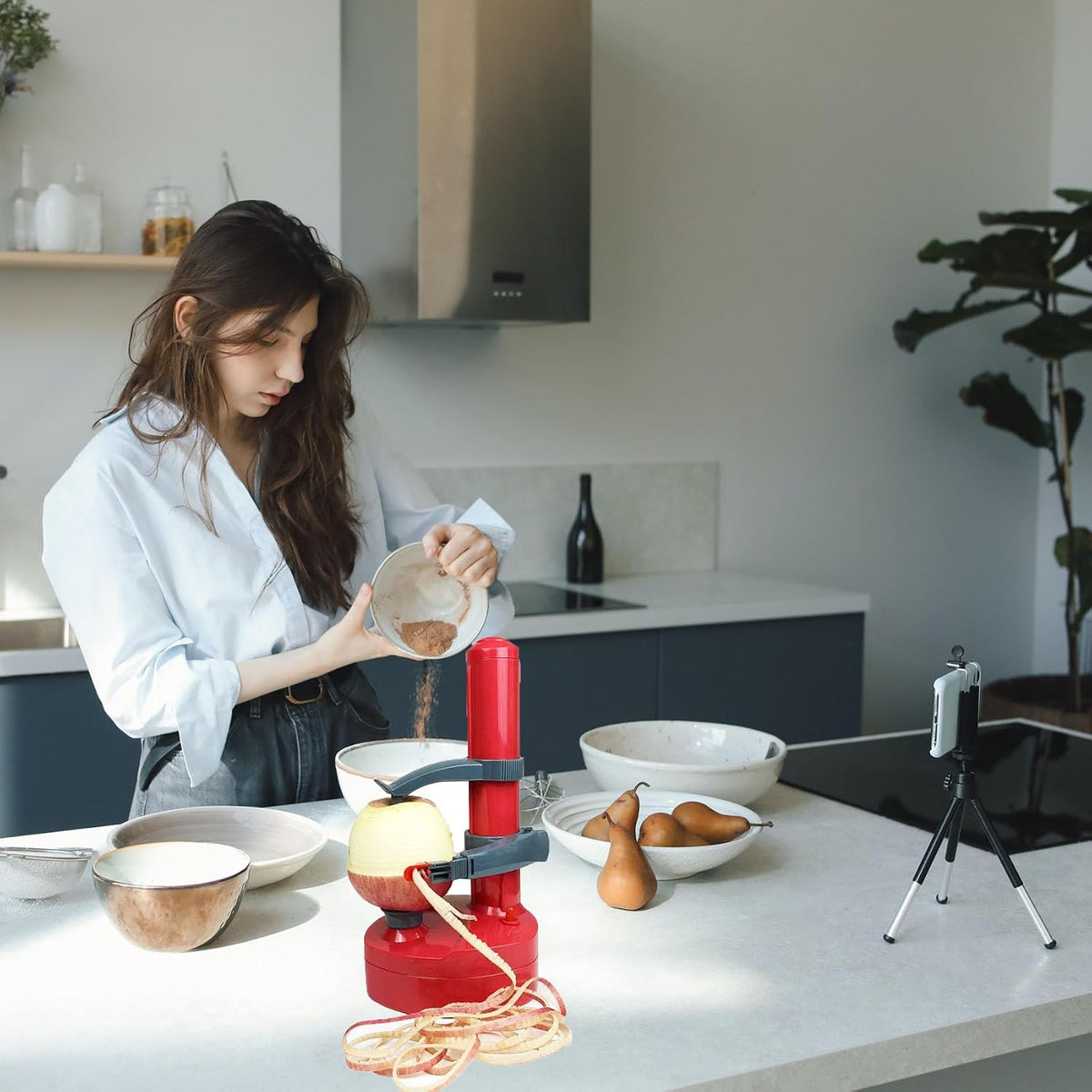 Electric Potato Peeler Automatic Electric Peeler Fruit Vegetable Peeler