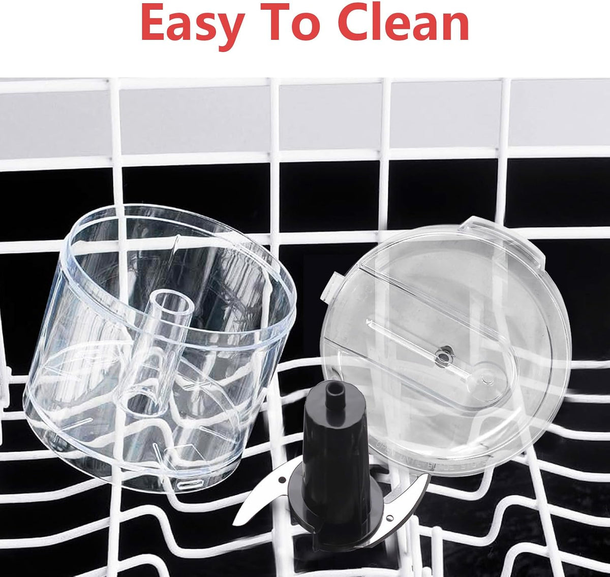 Liebe&Lecker Mini Food Processor 1.5 Cup Electric Food Chopper