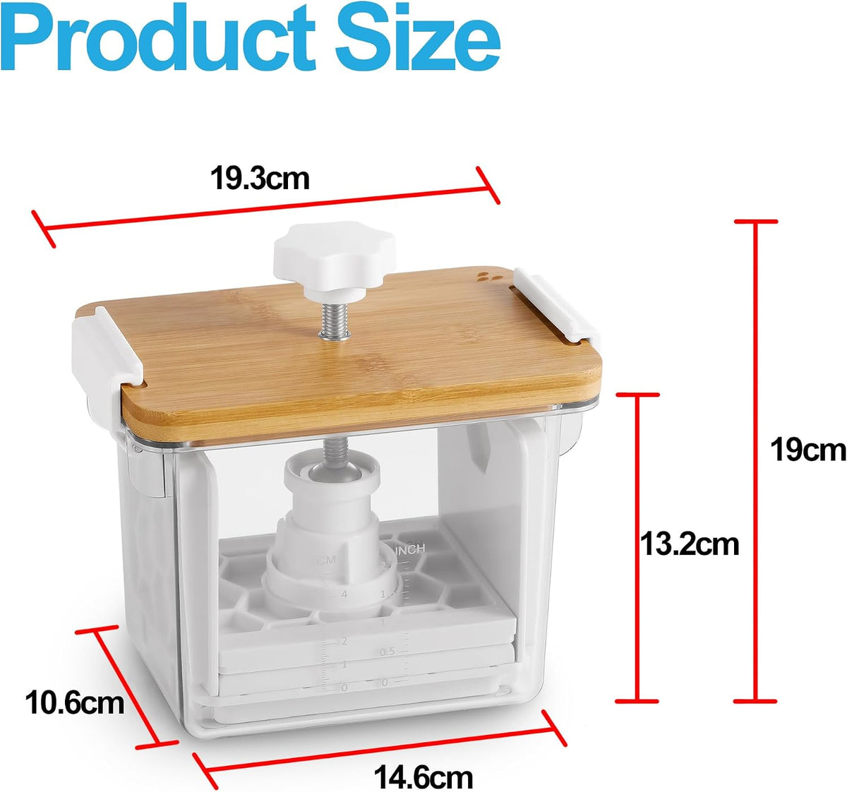 VALLEYHIKE Powerful Adjustable Tofu Press, Dishwasher Safe
