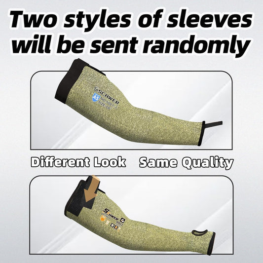 Schwer 2 Pairs CORE ANSI A5 Cut Resistant Sleeves, Flame-resistant, S081