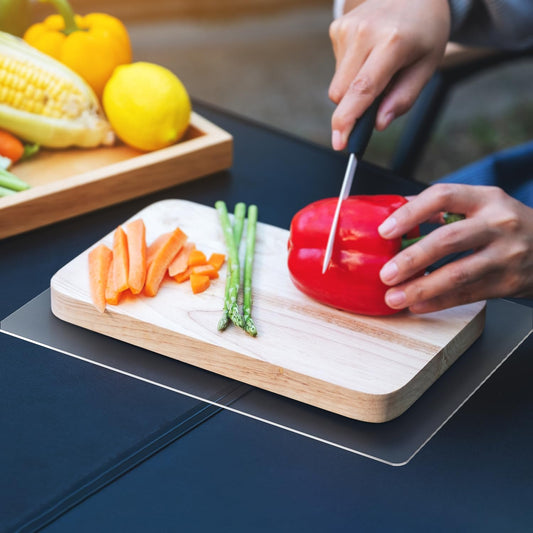 Non-Slip Cutting Board Mat, 2 Pack 10" x 15" Clear Anti-Slip Cutting Board Mat for Home Cooks and Chefs, Safety Grip Mat Under Kitchen Cutting Boards, Dishwasher Safe Great as Drawer Liners