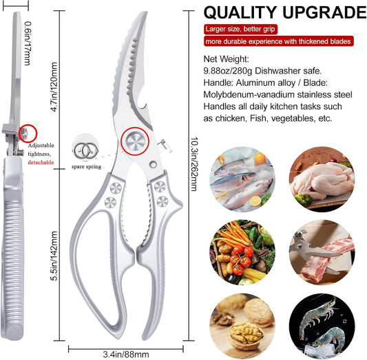 Kitchen Scissors for Food,Heavy Duty Poultry Shears