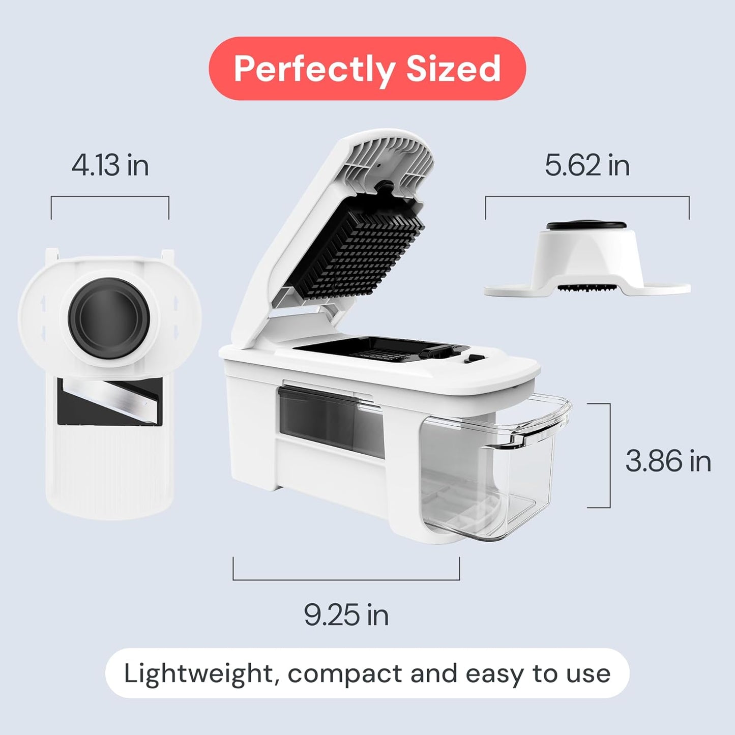 Fullstar Pro XL Vegetable Chopper & Mandoline Slicer, All-in-1 Kitchen Tool