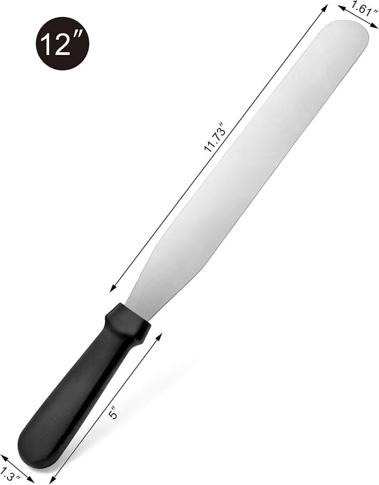 New Star Foodservice Straight Icing Spatula, 12 Inch Blade