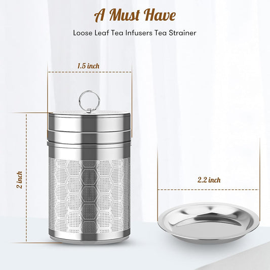 304 Steel Fine Mesh Tea Infusers for Loose Leaf Tea
