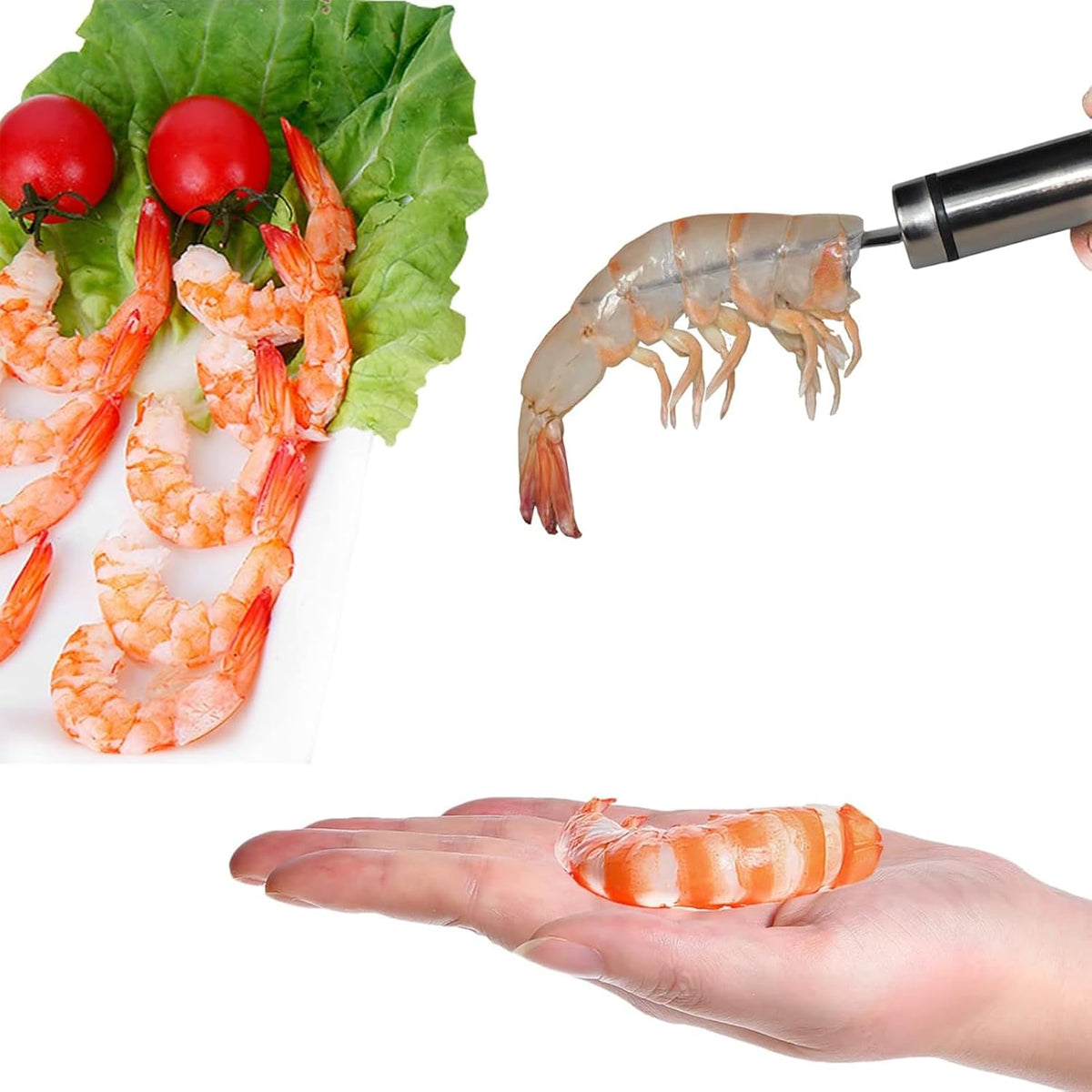 Shrimp Deveiner Tool, Stainless Steel, 2 Pieces, 2 Styles