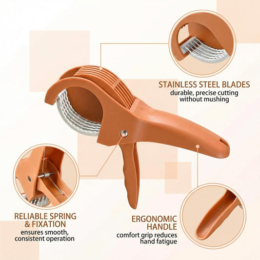 Red Banana Slicer Cutter and Strawberry Slicer Grape Tool