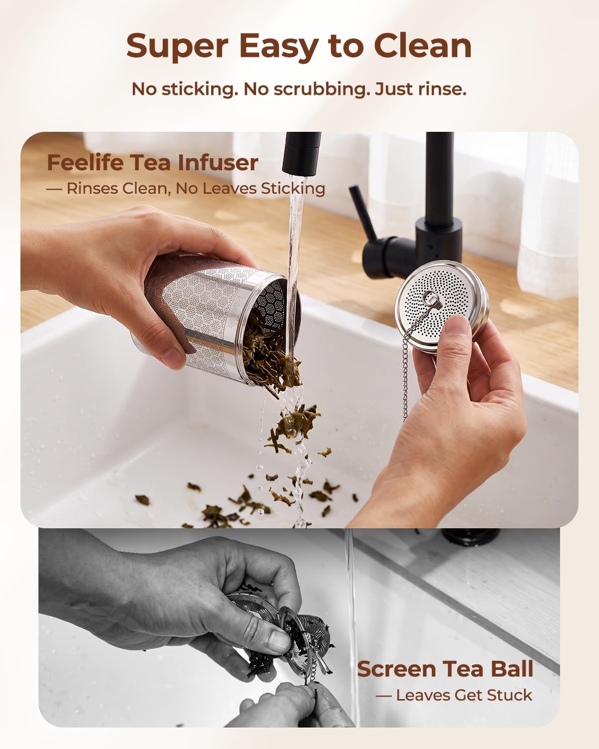 Mini Snowflake Stainless Steel Tea Infuser for Loose Leaf Tea Ball