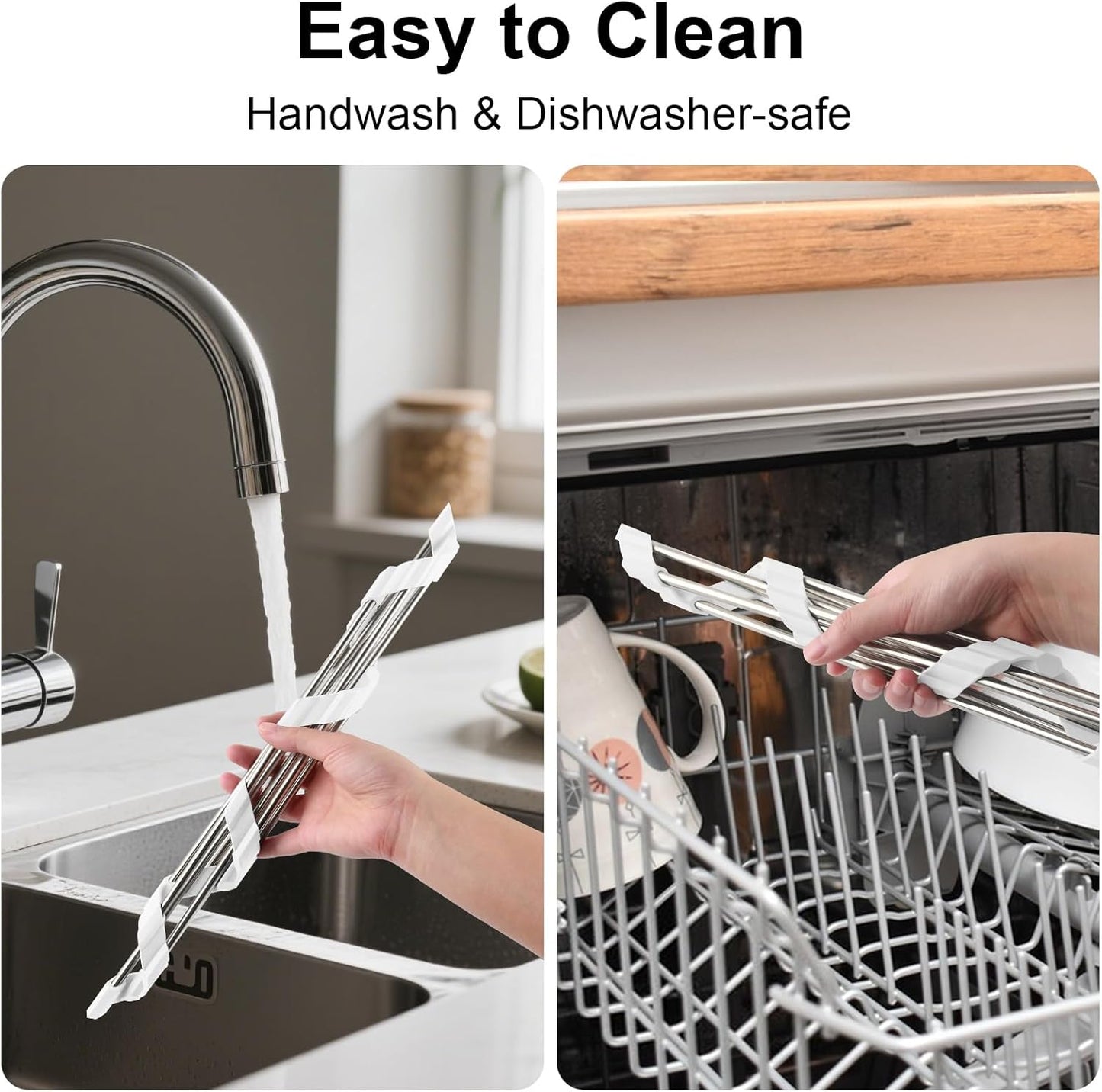 Corner Sink Caddy Triangle Dish Drying Rack for Sink Corner, Sponge Holder Roll Up Dish Drying Rack Over The Sink, Stainless Steel Kitchen Sink Organizer Drainer Mat Sponge Caddy for Counter Storage