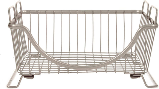 Spectrum Diversified 20077 Ashley Stackable Basket Tray, Satin Nickel