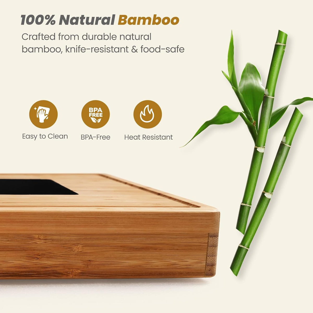 Extra Large Bamboo Charcuterie Board, 3-Layer Pull-Out Cheese Trays