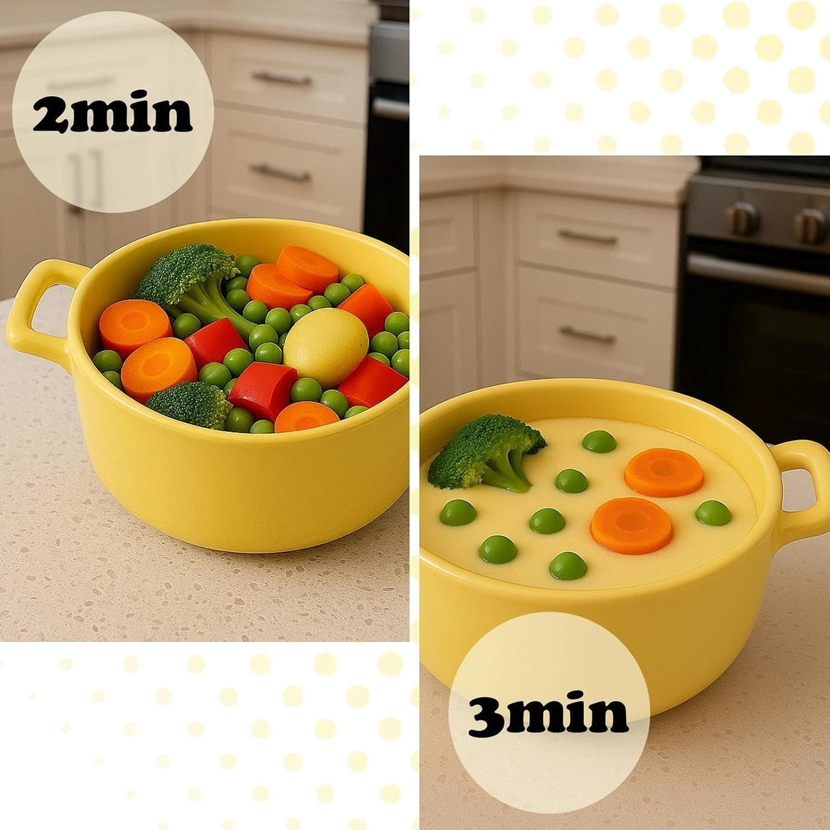 40oz Silicone Microwave Steamer for Cooking, Dishwasher Safe, No Stain Pot