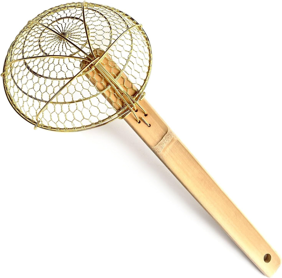 5" Round Brass Spider Strainer Sunrise Kitchen Supply