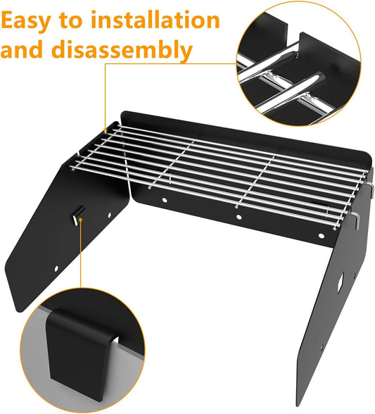 28 Inch Griddle Wind Guard/Screen and Warming Rack for Blackstone, Accessories Kit (For 28")